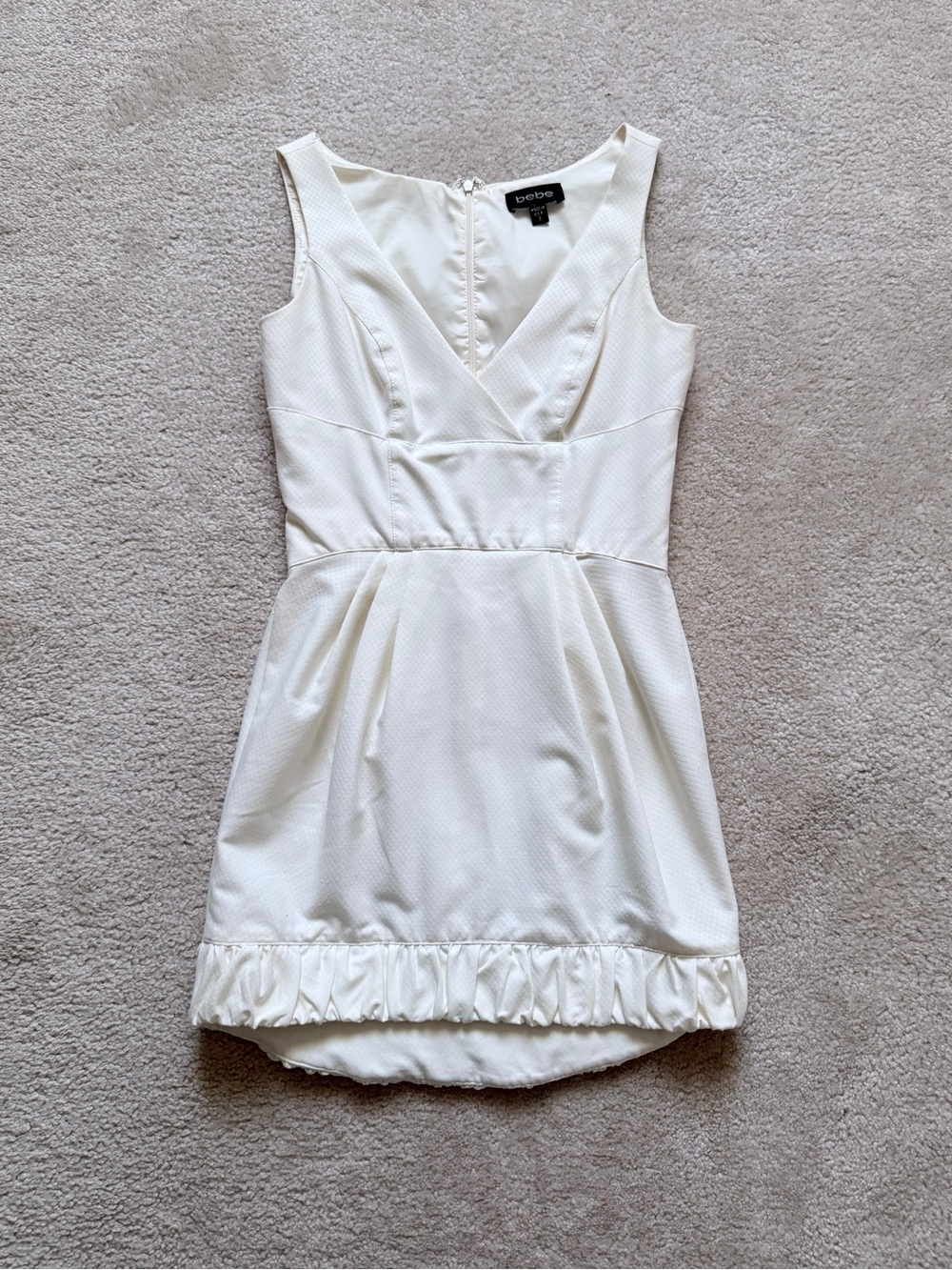 Bebe White Mini Dress